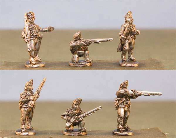 British Light Infantry with Command